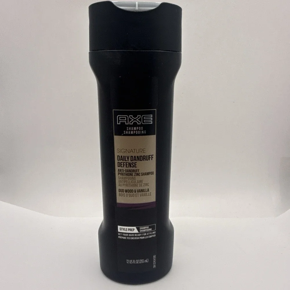 AXE Daily Dandruff Defense Shampoo Oud Wood & Vanilla 12 OZ NEW Discontinued HTF